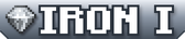 Iron I tier banner