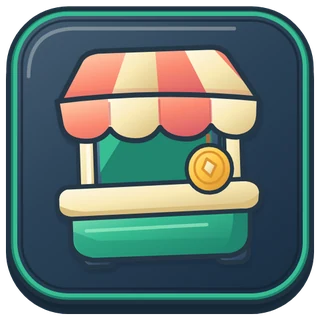 Shop button, Build a Biome GUI
