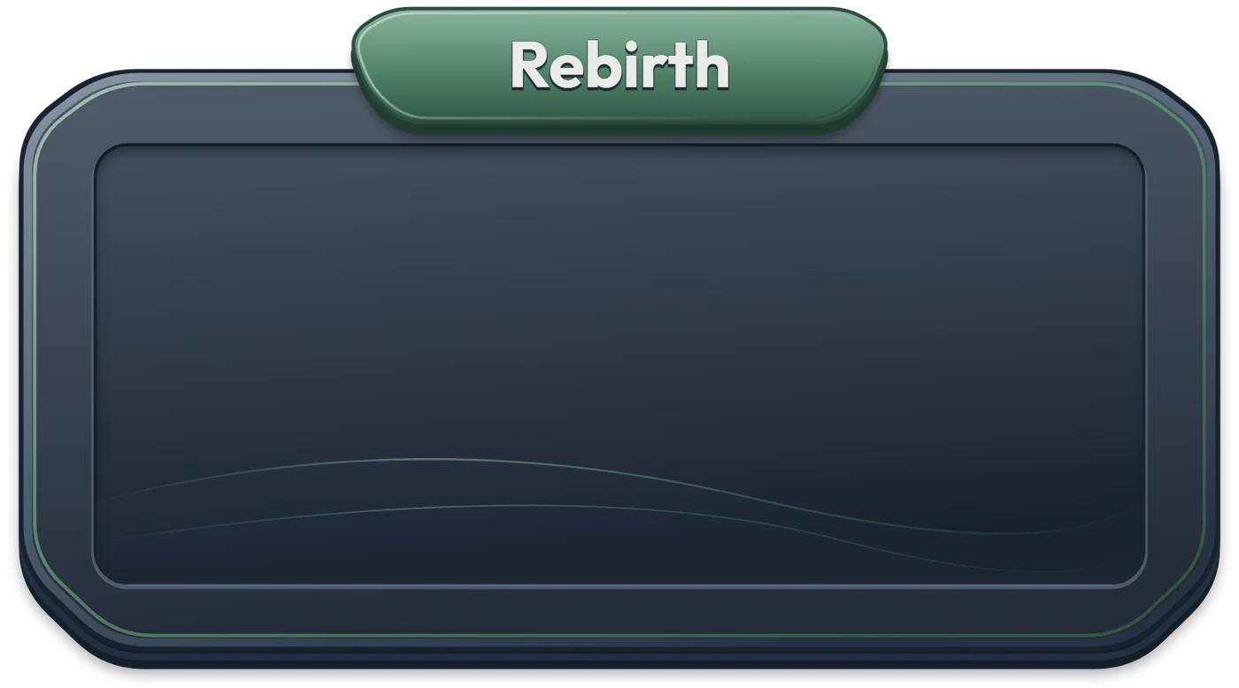 Rebirth menu, Build a Biome GUI