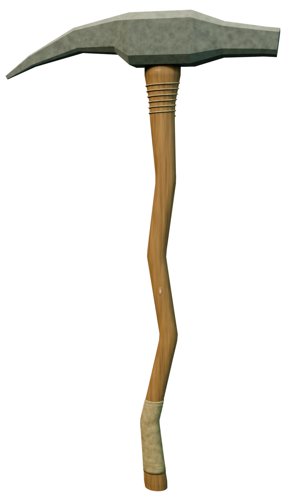 Rootbound pickaxe, forest biome, 3D render