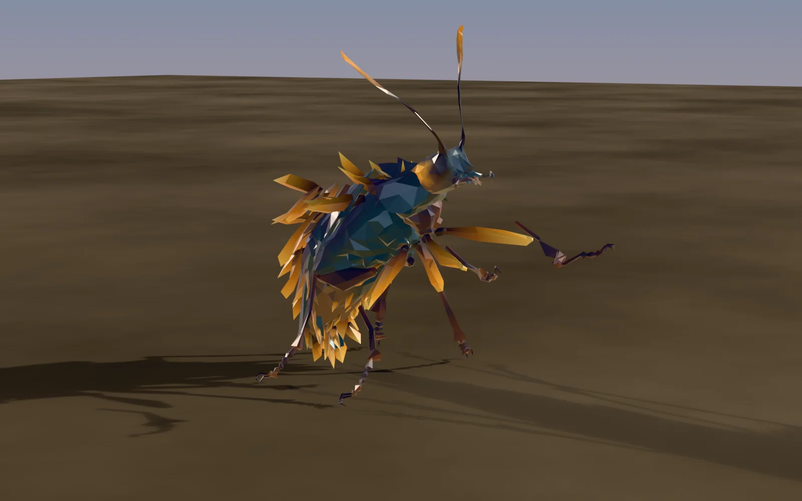 Spineback Beetle, 3D render