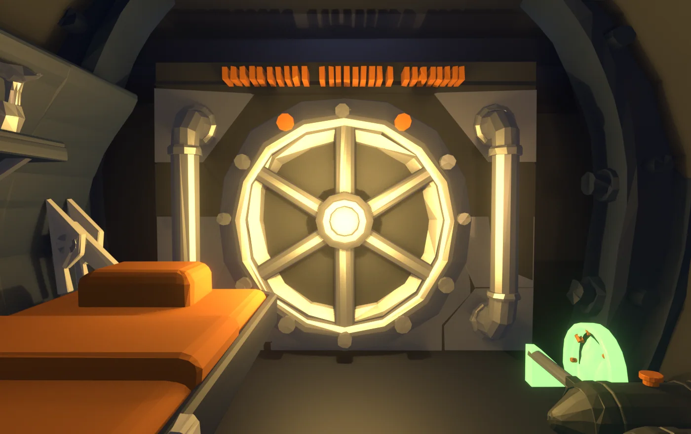 Reactor room, 3D render